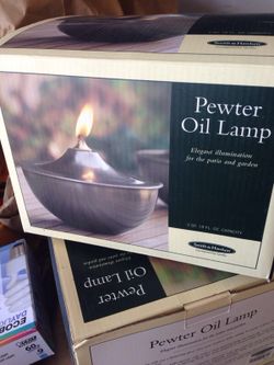 Smith & Hawken oil lamp