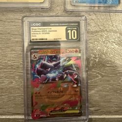 Charizard Graded Slab. Pokémon 