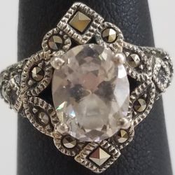 Sterling Silver And Marcasites 