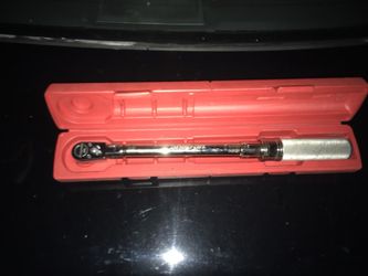 Snap on torque wrench