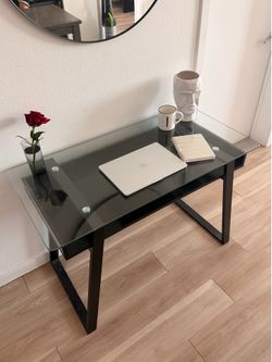 Glass Top Desk