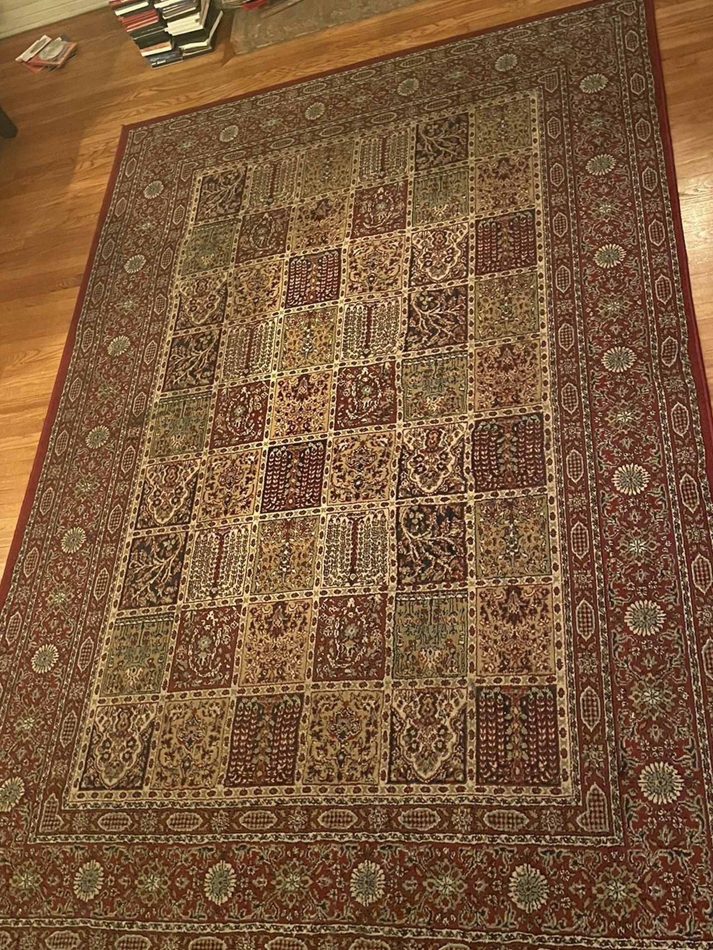 Red Rug 9’9” x 6’6” Perisan Inspired