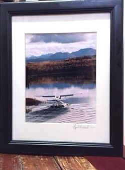 Float Plane Framed and Matted Photograph