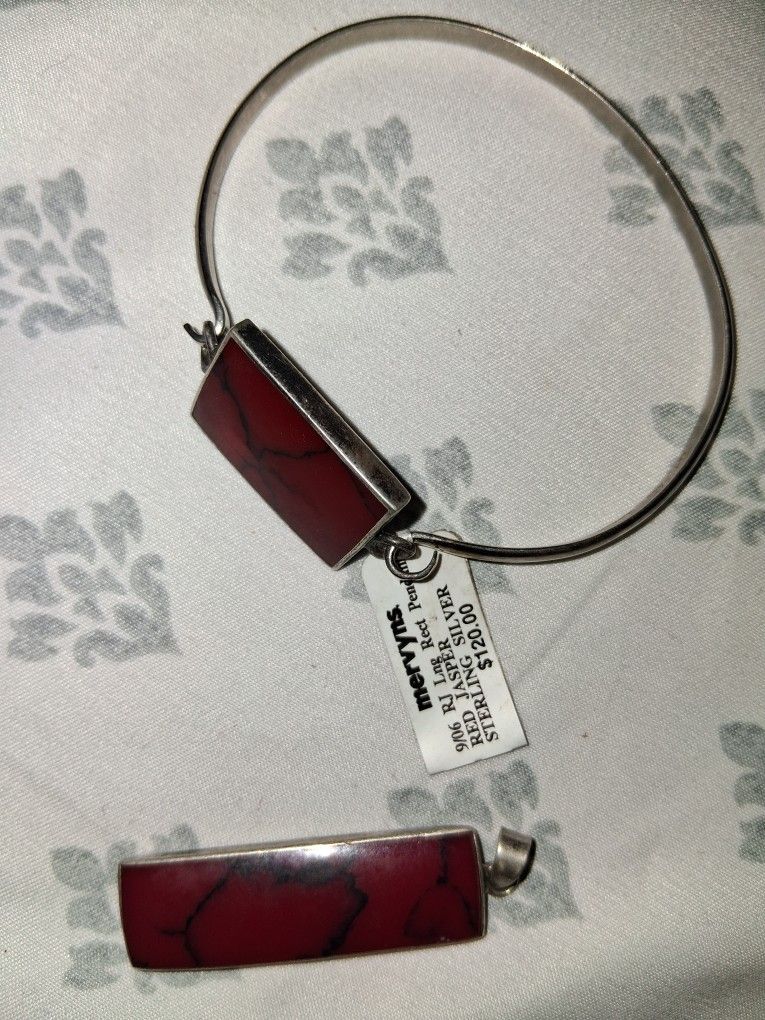925 Silver And Ruby