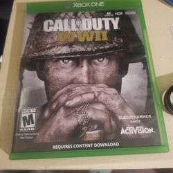 Call of Duty World War II XBOX one 