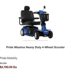 Pride Maxima Mobility Scooter 