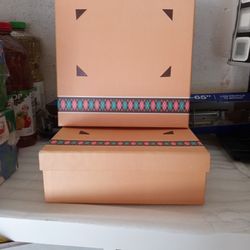 Orange Storage Boxes