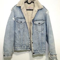 Vintage Levi's Sherpa Lined Jean Jacket