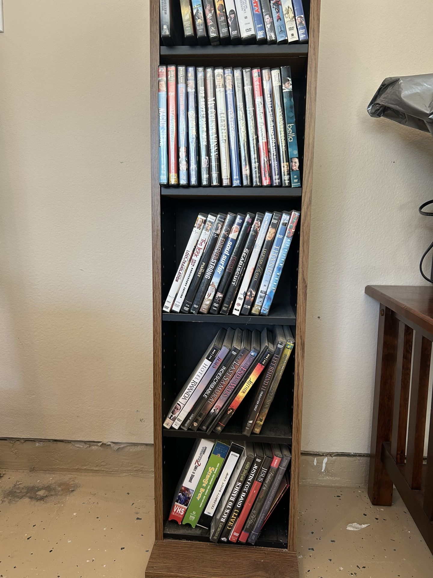 DVD’s  & Cabinet 