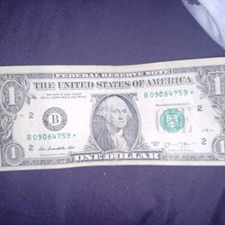 1$ Starnote Bill