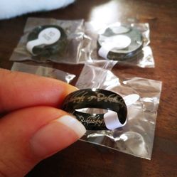 Lord of the Rings stainless steel ring Size 12