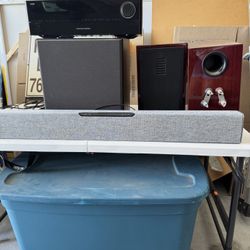 Receiver, Speakers, Subwoofer And Soundbar