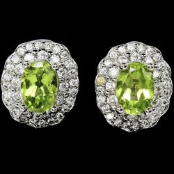 peridot  earrings