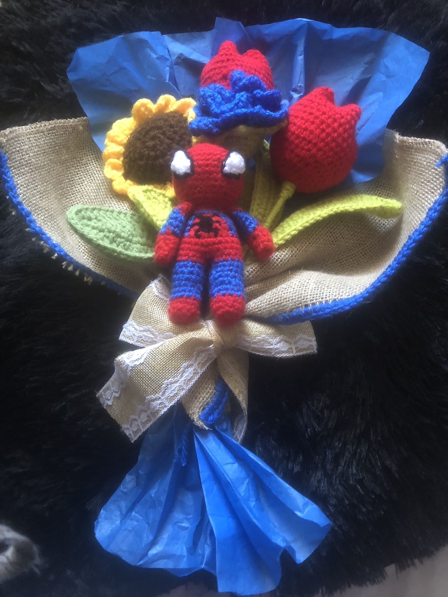 Buqué De Tulipanes A Crochet New