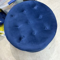 Blue Ottoman 