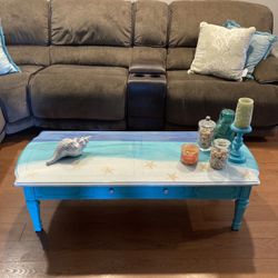 Nice Coastal Coffee Table 