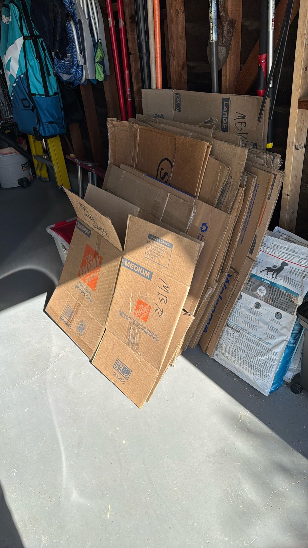 Packing Boxes And Paper