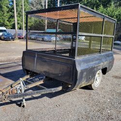 Truckbed Trailer W/Cage