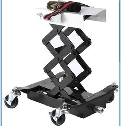 Garvee Transmission Jack 450 LBS Capacity: Low Profile Lift with 2M Safety Straps & 4 Brake Wheels, 7-23 Inch Range for Car & Truck Repair (Black)