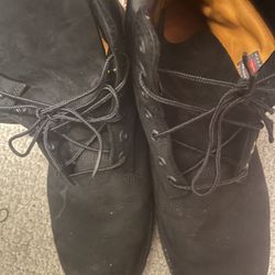 Black Timberlands 