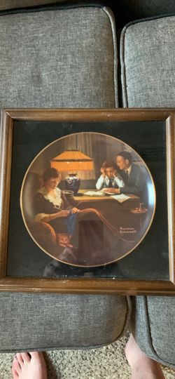 Bradford exchange vintage framed plate