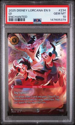 Lorcana I2I enchanted PSA 10