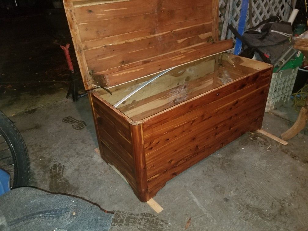 Gently restored Cedar Chest
