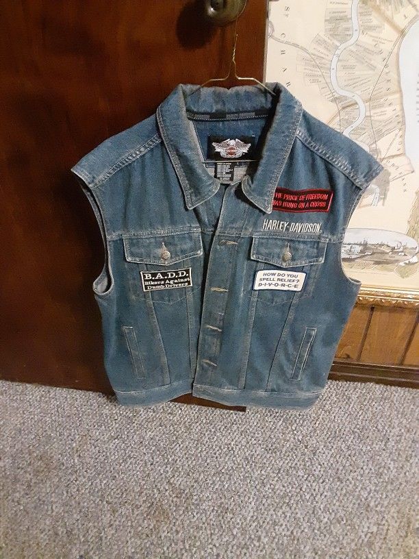 Harley Davidson Jean Muscle Jacket