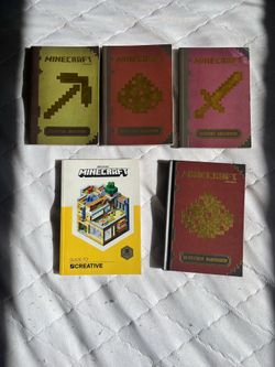 GOOD CONDITION - Full Collection of Minecraft Manual Books