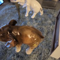 Royal Dux Porcelain Elephants MAJ ANTIQUES UNIQUE ON FB 