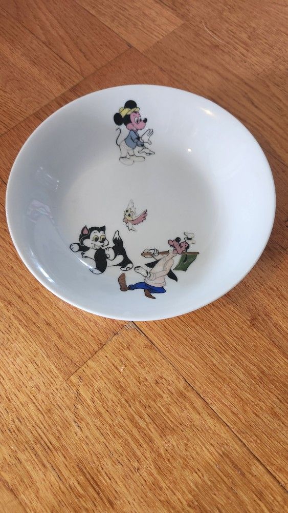 Vintage Bareuther Waldsassen Germany Disney Soup Bowl - Mickey Mouse