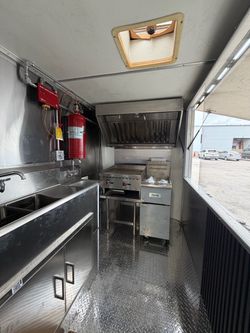 Fully Equipped Commercial Food Trailer 8 FT