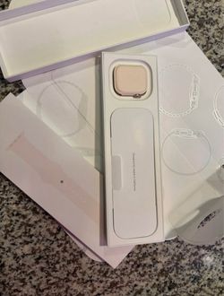Apple Watch Series 10 GPS 42mm Rose Gold Aluminum With Pink Sport Band S/M New