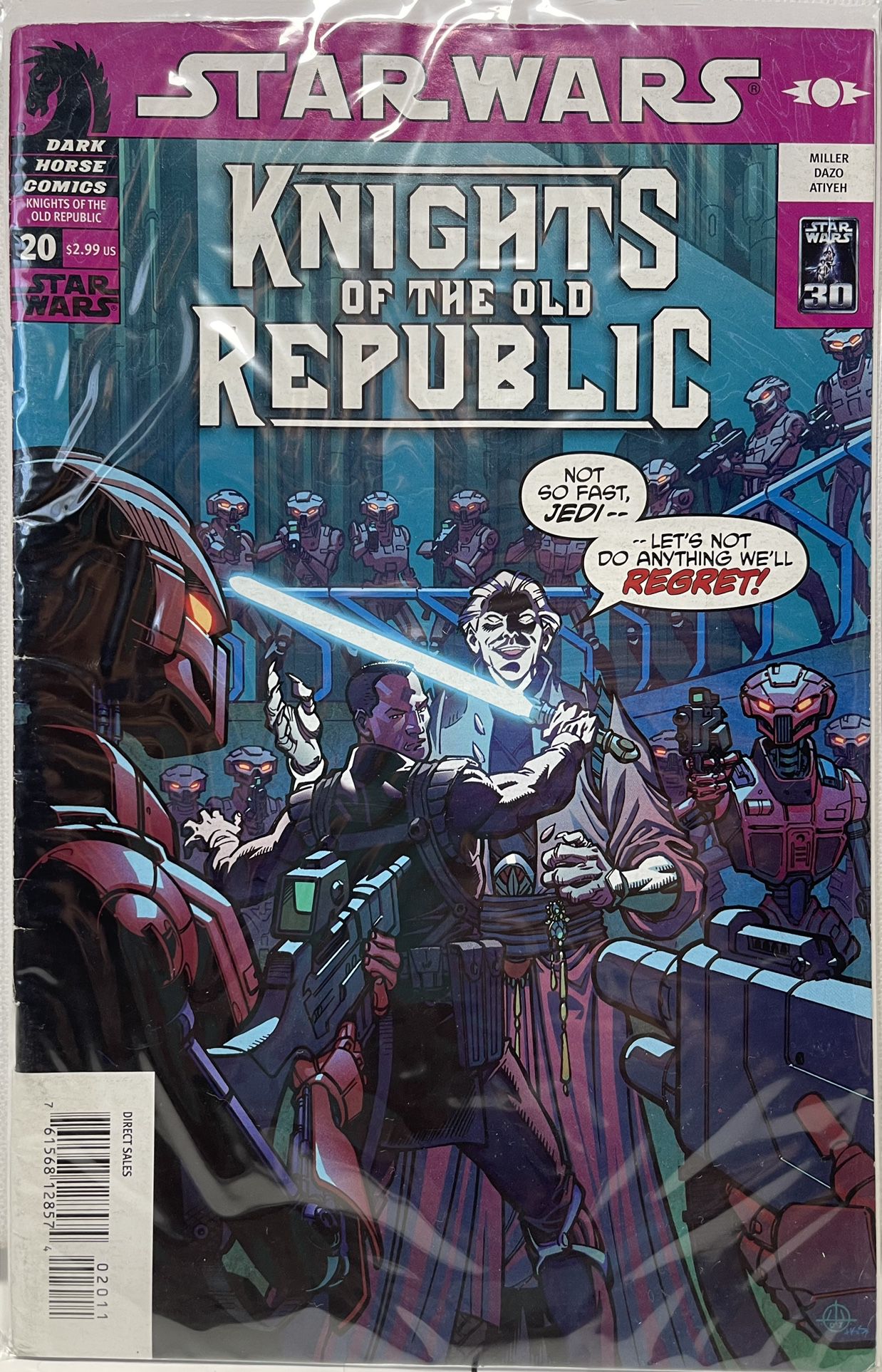 STAR WARS: Knights Of The Old Republic COMIC BOOK
