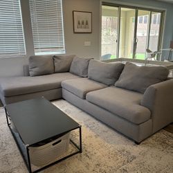 Gray Sectional Couch