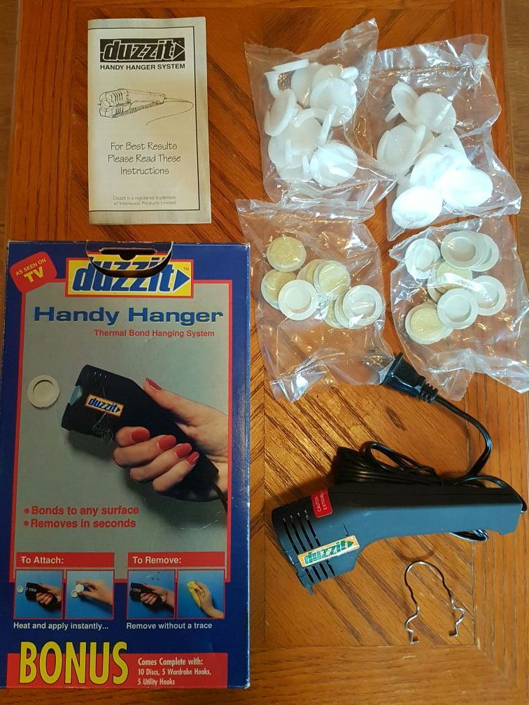 Hander DUZZIT HANDY HANGER As Seen on TV Interwood Heating Tool 20 hooks 20 disks (FIRM PRICE)