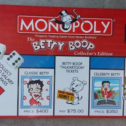 Monopoly Limited Edition Betty Boop 