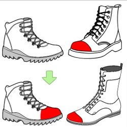 Boot Toe Cover Repair