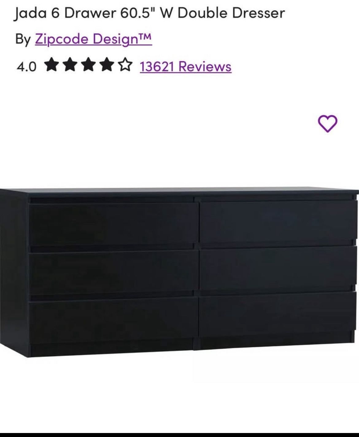 Unopened Double Dresser Drawer (originally Bought For $330)