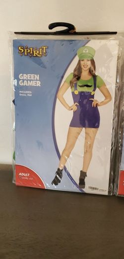 SPIRIT Green Gamer Costume PICK UP ONLY