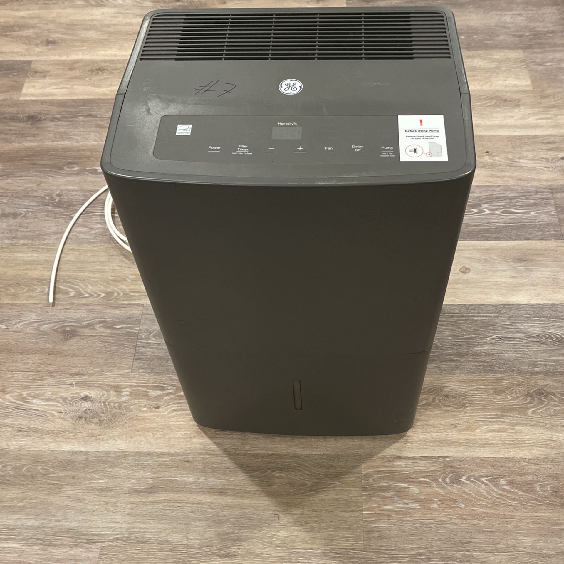 Dehumidifier GE 72 Pints
