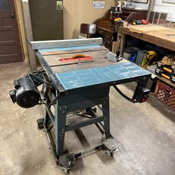Jet Table Saw With Dolly