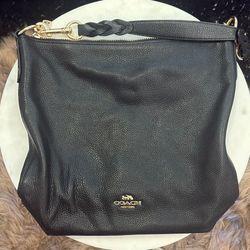 Coach Abby Duffle Leather Bag