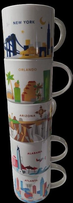 Starbucks “You Are Here” Style Mugs