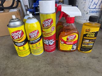 New Goo be gone adhesive remover spray paint remover