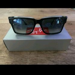 NEW Ray-Ban Inverness Transparent Black Blue Gradient Sunglasses RB2191 TRENDY