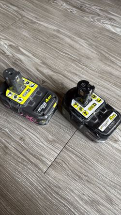 2 ryobi batteries