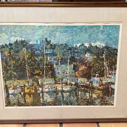 Sassone S/ Lithograph. Sausalito