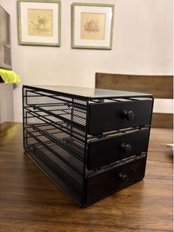 Metal k-cup organizer drawers