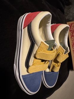 Vans Old Skool V Multicolor Sneakers size 3y